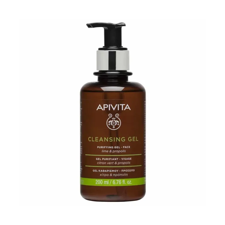 APIVITA Gel Καθαρισμού με Πρόπολη και Lime για Λιπαρές / Μικτές επιδερμίδες - 200ml