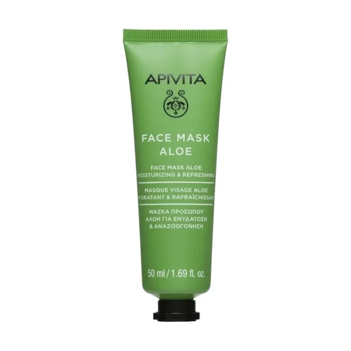 APIVITA FACE MASK ALOE ΜΑΣΚΑ ΠΡΟΣΩΠΟΥ ΜΕ ΑΛΟΗ 50ml