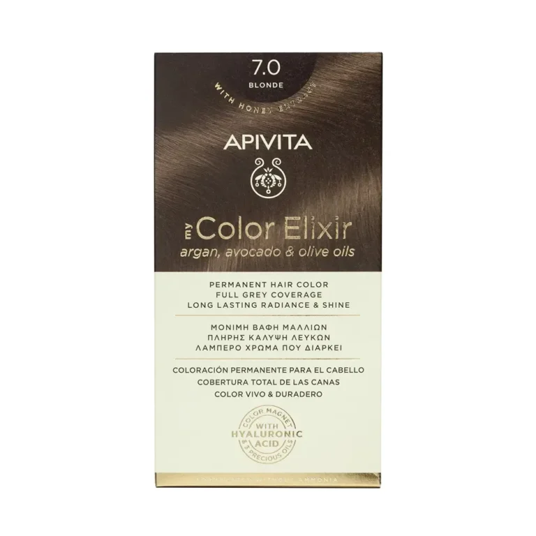 APIVITA Βαφή Μαλλιών My Color Elixir 7.0 ΞΑΝΘΟ (50+75ml)