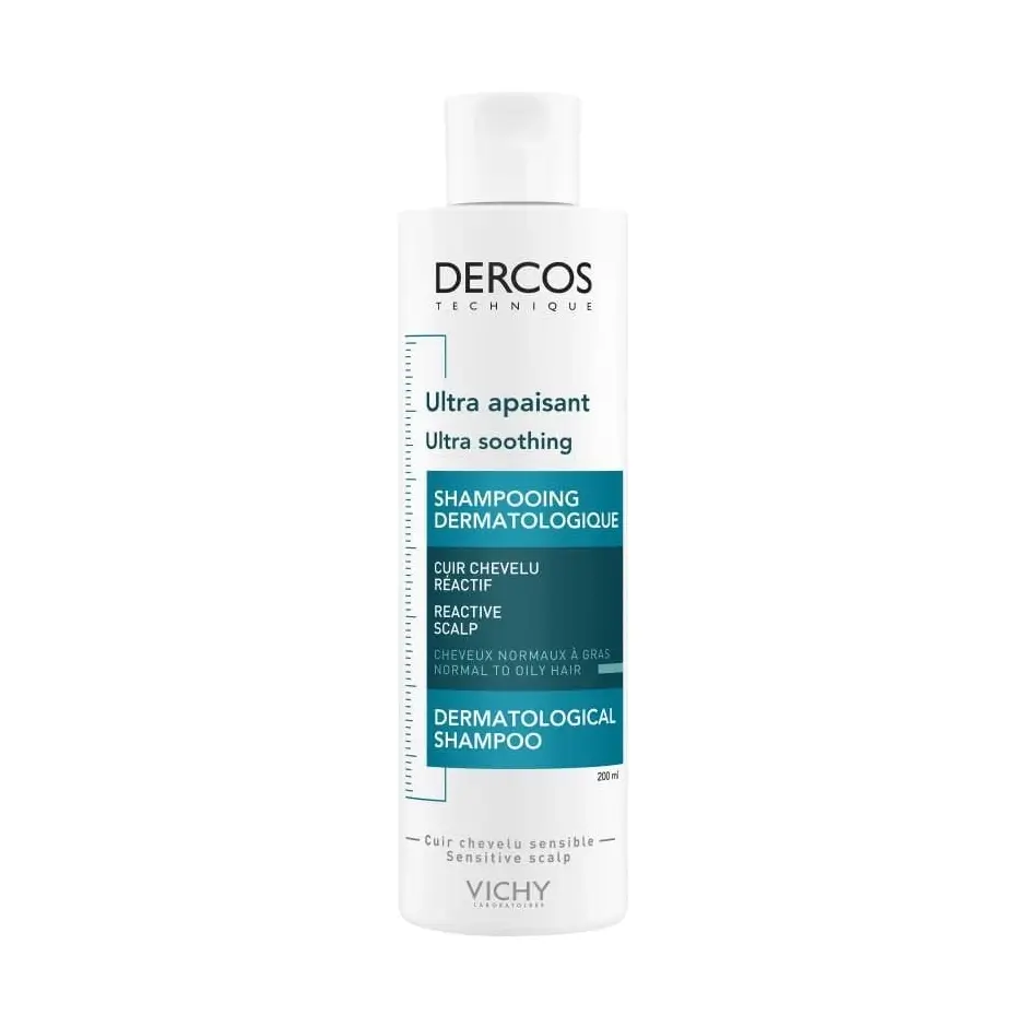 dercos-ultra-apaisant-200ml (1) Dercos Ultra Apaisant Καταπραϋντικό Σαμπουάν για Κανονικά - Λιπαρά Μαλλιά - 200ml - Image 1