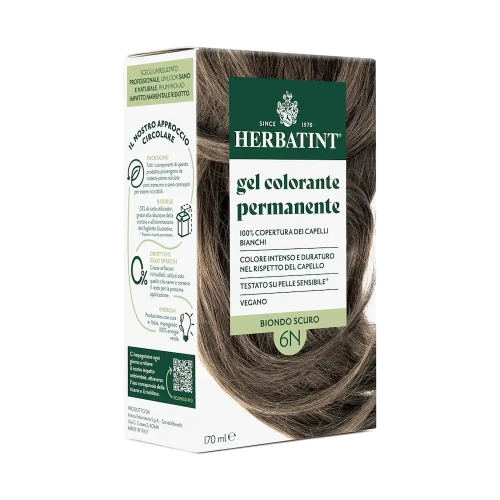 herbatint-6n HERBATINT Φυτική Βαφή με Αλόη - 6N Ξανθό Σκούρο