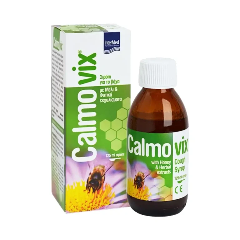 INTERMED CALMOVIX Φυσικό Σιρόπι για το Βήχα & το Λαιμό - 125ml