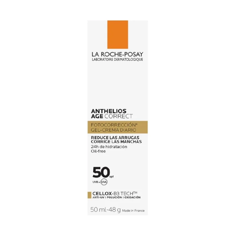 LA ROCHE POSAY Anthelios Age Correct Phytocorrection Daily Light Cream Αντηλιακή Αντιγηραντική Κρέμα Προσώπου SPF50 - 50ml