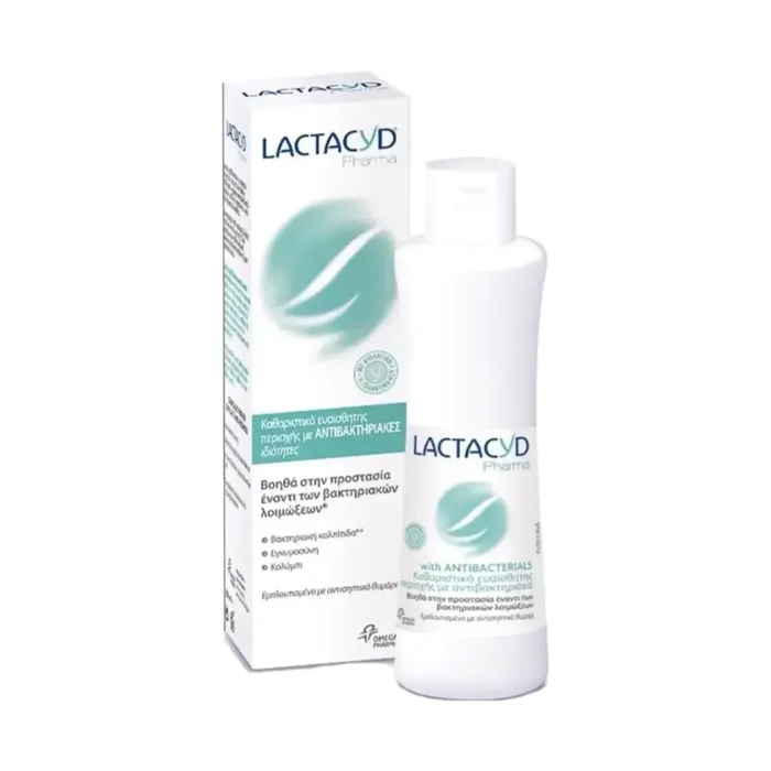 LACTACYD Pharma Antibacterial Υγρό Καθαρισμού με Αντιβακτηριακές Ιδιότητες - 250ml - Image 1