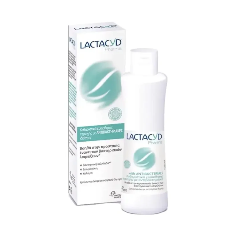 LACTACYD Pharma Antibacterial Υγρό Καθαρισμού με Αντιβακτηριακές Ιδιότητες - 250ml