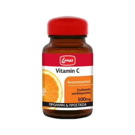 LANES Vitamin C 500 mg Σταδιακής Αποδέσμευσης - 30 ταμπλέτες