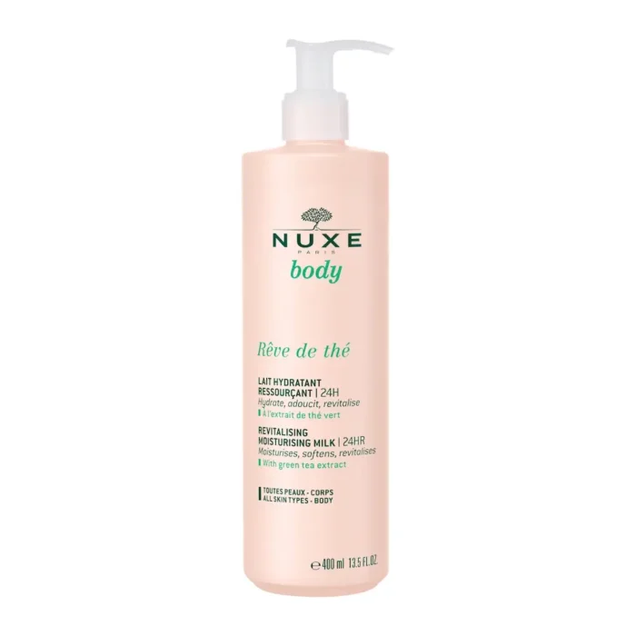 NUXE Body Reve de The Revitalising Moisturising Milk 24H Ενυδατικό Γαλάκτωμα Σώματος με Πράσινο Τσάι - 400ml - Image 1