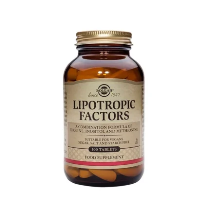 SOLGAR LIPOTROPIC FACTORS 100 TABS