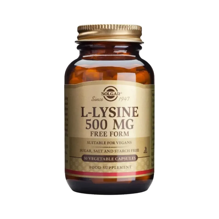 SOLGAR L-Lysine 500mg Συμπλήρωμα Διατροφής για την ανάπτυξη & επιδιόρθωση των ιστών - 50tabs