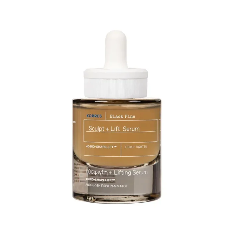 KORRES BLACK PINE SERUM ΟΡΟΣ ΠΡΟΣΩΠΟΥ ΜΑΥΡΗ ΠΕΥΚΗ