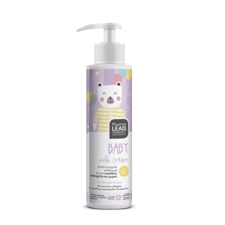 PHARMALEAD Baby Milk Cream Ενυδατικό Βρεφικό Γαλάκτωμα Προσώπου-Σώματος - 150ml