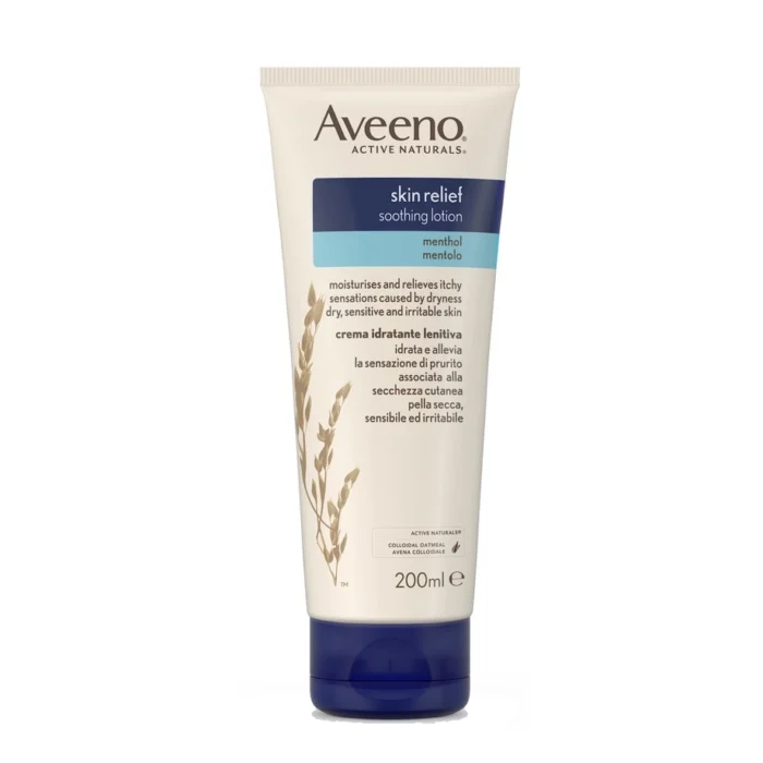 aveeno skin relief lotion menthol