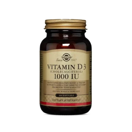 SOLGAR VITAMIN D3 1000IU 100 SOFTGELS