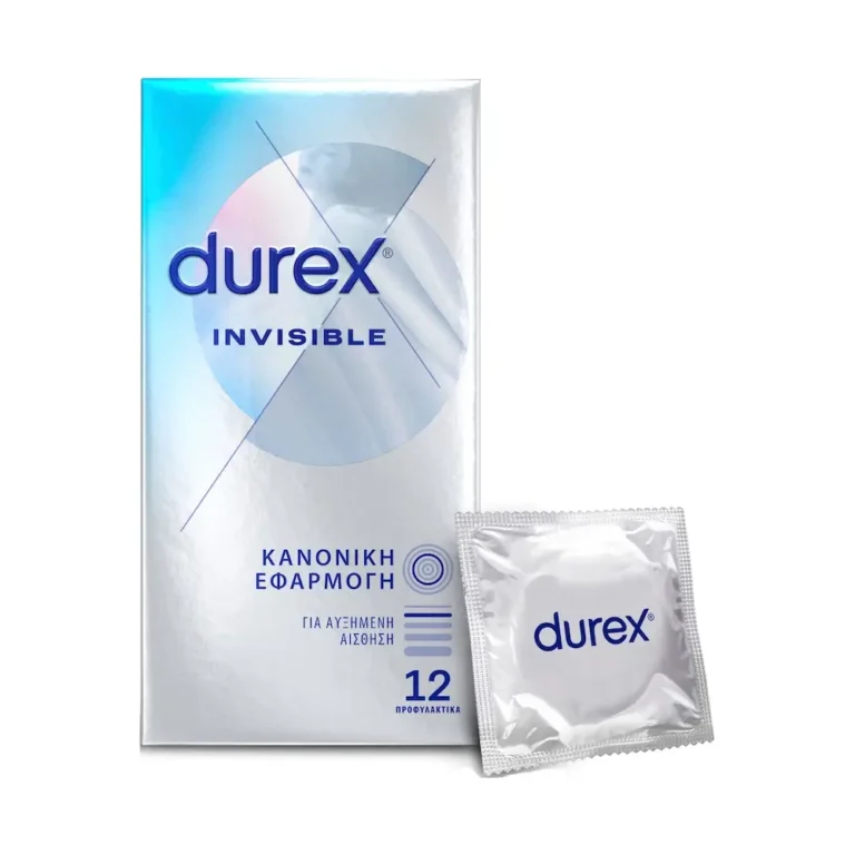 DUREX ΠΡΟΦΥΛΑΚΤΙΚΑ INVISIBLE ΛΕΠΤΑ 12 ΤΕΜΑΧΙΑ