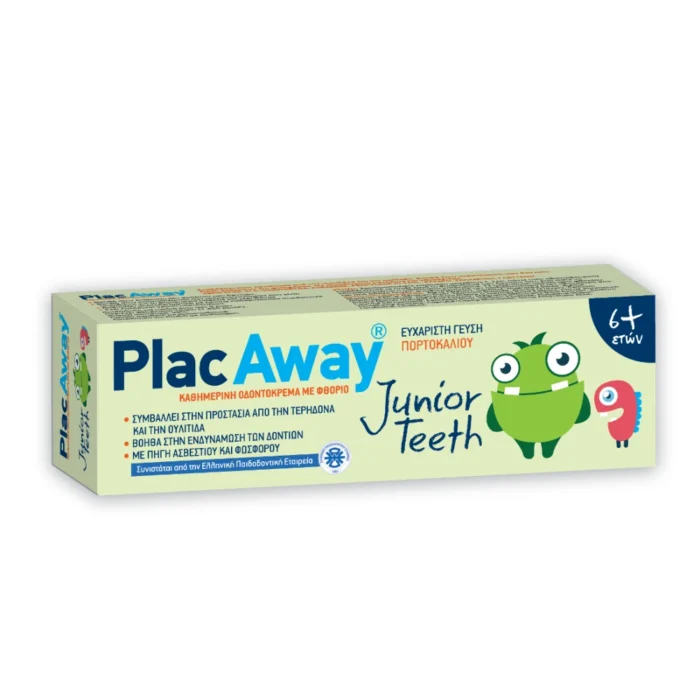 PLACAWAY Junior Teeth Οδοντόκρεμα για παιδιά 6+ ετών (50ml) - Image 2