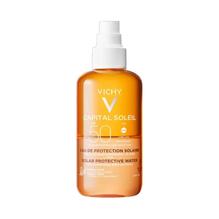 VICHY Capital Soleil Αντηλιακό Νερό Water Spray SPF50 για Λαμπερό Μαύρισμα - 200ml