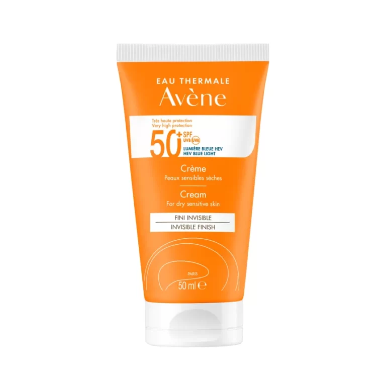 AVENE Solaire Αντηλιακή Κρέμα Προσώπου SPF 50+ για Ξηρές Επιδερμίδες - 50ml