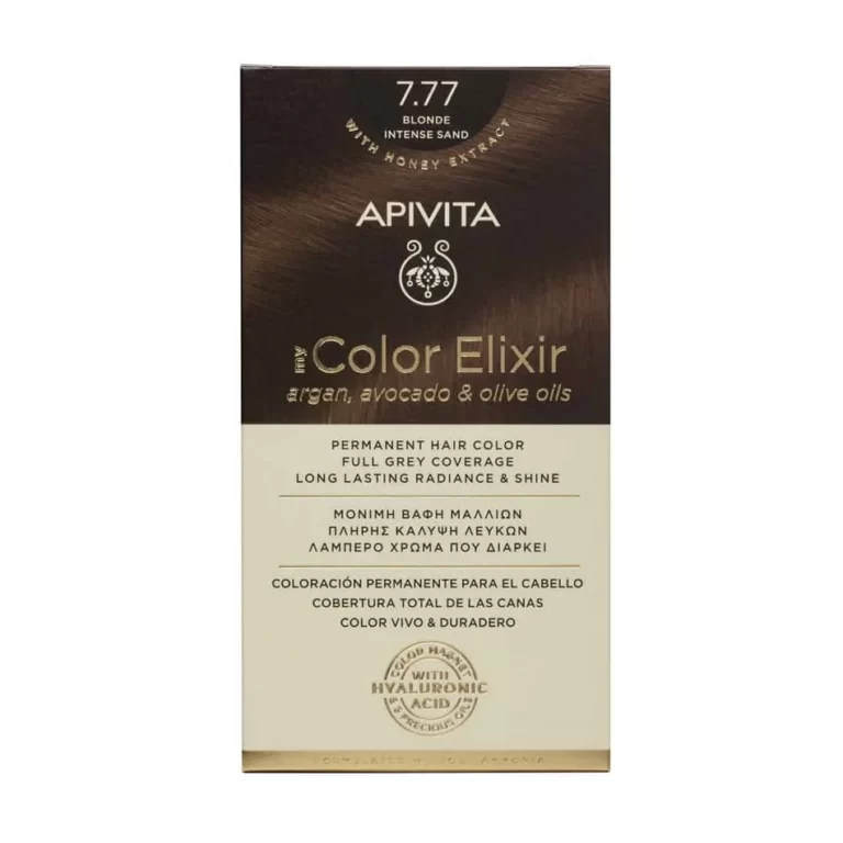 APIVITA Βαφή Μαλλιών My Color Elixir 7.77 ΞΑΝΘΟ ΕΝΤΟΝΟ ΜΠΕΖ (50+75ml)