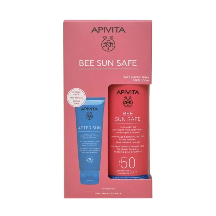 APIVITA BEE SUN SAFE ΑΝΤΗΛΙΑΚΟ SPRAY + AFTER SUN ΔΩΡΟ