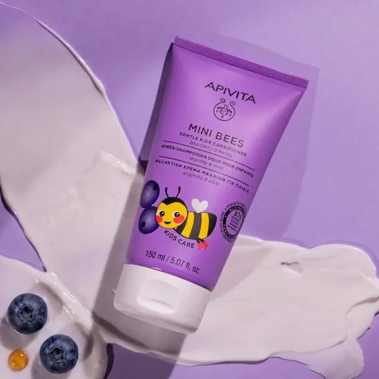 APIVITA Mini Bees Μαλακτική Κρέμα Μαλλιών για Παιδιά με Μύρτιλο & Μέλι - 150ml