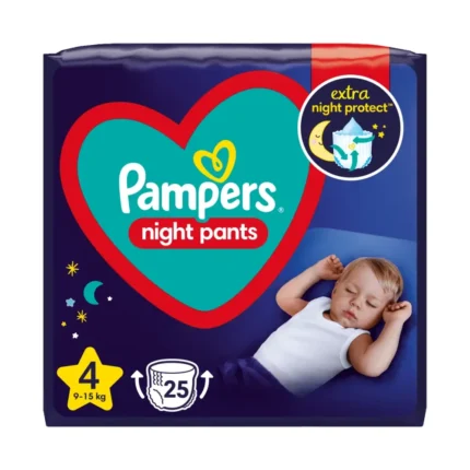 pampers night pants no 4 25tem