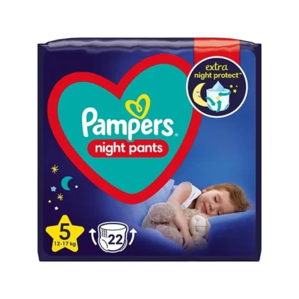 PAMPERS NIGHT PANTS NO 5 ΠΑΝΕΣ ΒΡΑΚΑΚΙ ΓΙΑ ΤΗ ΝΥΧΤΑ