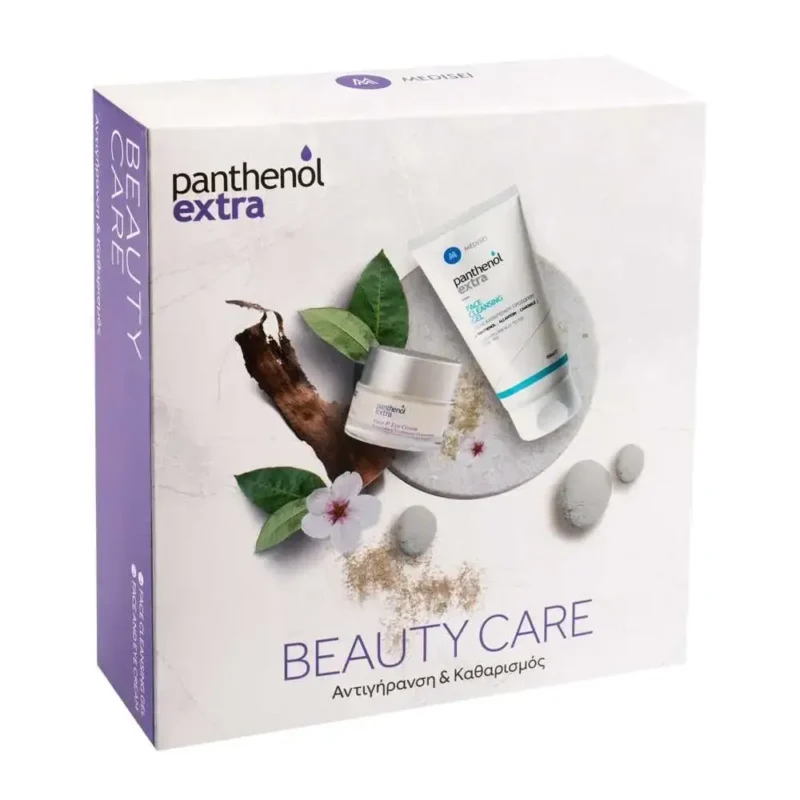 panthenol extra πακετο promo αντιρυτιδικη κρεμα ημερας+ gel καθαρισμου προσωπου 1+1