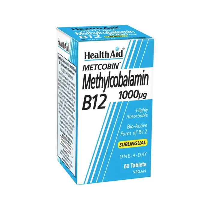 HEALTH AID METHYLCOBALAMIN B12 60TABS