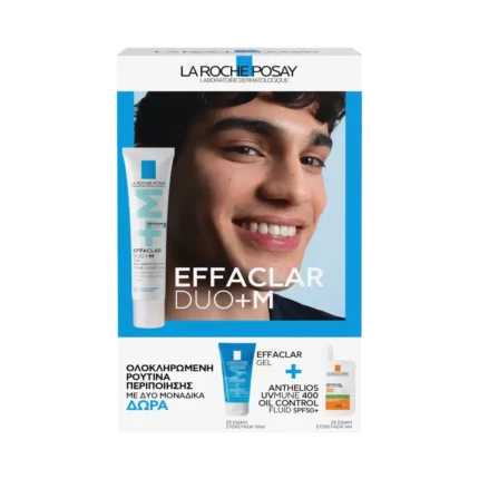 LA ROCHE POSAY Effaclar Duo [+] Κρέμα (40ml) + Effaclar Gel (50ml) + Anthelios UVMune Oil Control SPF50+ (3ml) PROMO