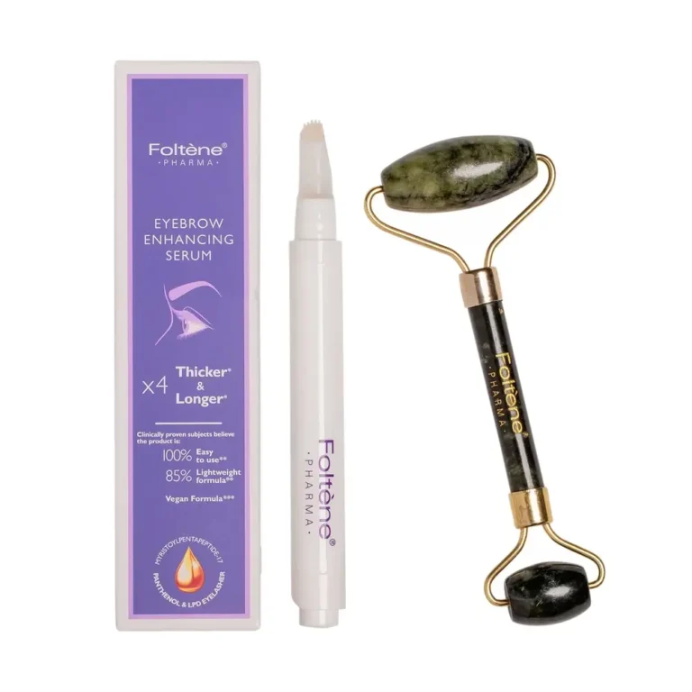 FOLTENE Brow Mania Eyebrow Enhancing Serum Ορός Ενίσχυσης Φρυδιών (4ml) + Roller Προσώπου - Ματιών ΔΩΡΟ