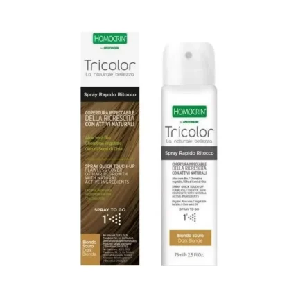 HOMOCRIN Tricolor Spray για Ρίζες Ξανθό Σκούρο - 75ml