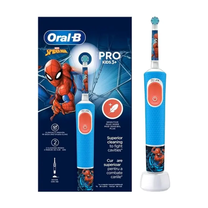 ORAL-B KIDS Ηλεκτρική Οδοντόβουρτσα SPIDERMAN για παιδιά 3+ ετών (1 τεμάχιο) - Image 1