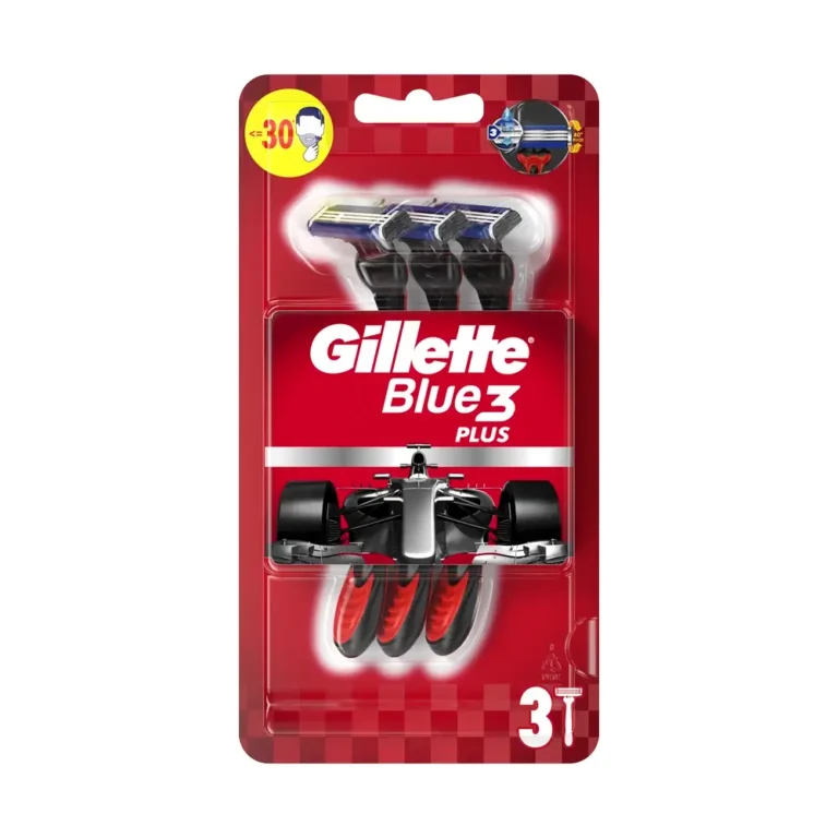 GILLETTE Blue 3 Plus Ξυραφάκια Πολλαπλών Χρήσεων - 3 τεμάχια