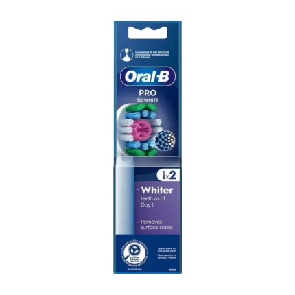 ORAL-B Pro 3D White Ανταλλακτικές Κεφαλές - 2 τεμάχια