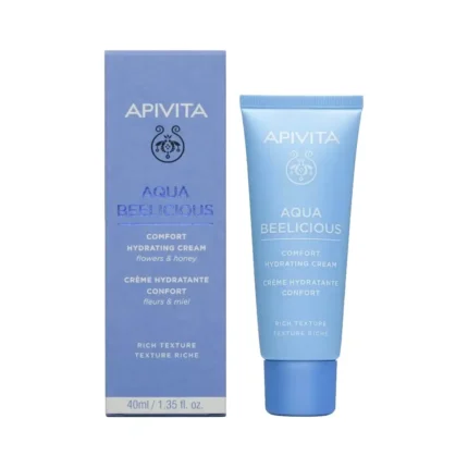 APIVITA Aqua Beelicious Ενυδατική Κρέμα Προσώπου Πλούσιας Υφής - 40ml