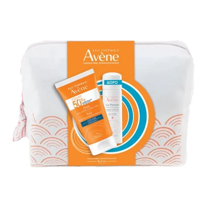 avene anthliakh promo fluid spf50 gift eau thermale 50ml 1