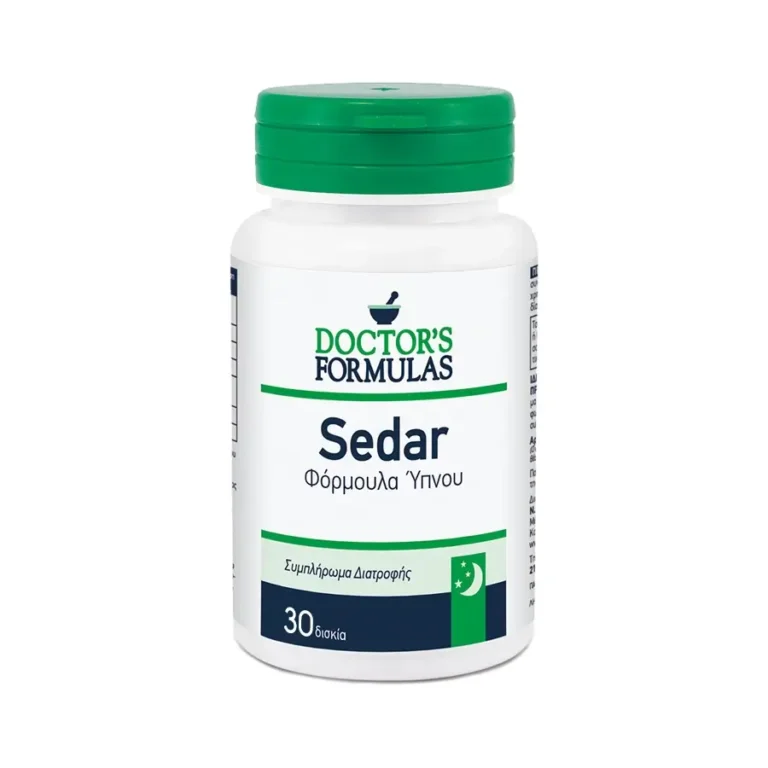 DOCTOR'S FORMULAS Sedar Φόρμουλα Ύπνου - 30 ταμπλέτες