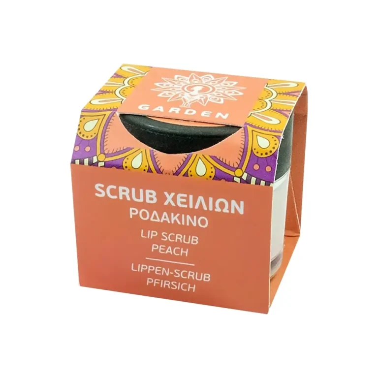 GARDEN Lip Scrub Peach Απολεπιστικό Χειλιών - 12gr