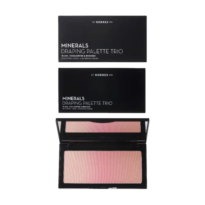 KORRES Minerals Draping Palette Trio Pink Παλέτα Τριών Αποχρώσεων - 21gr - Image 1