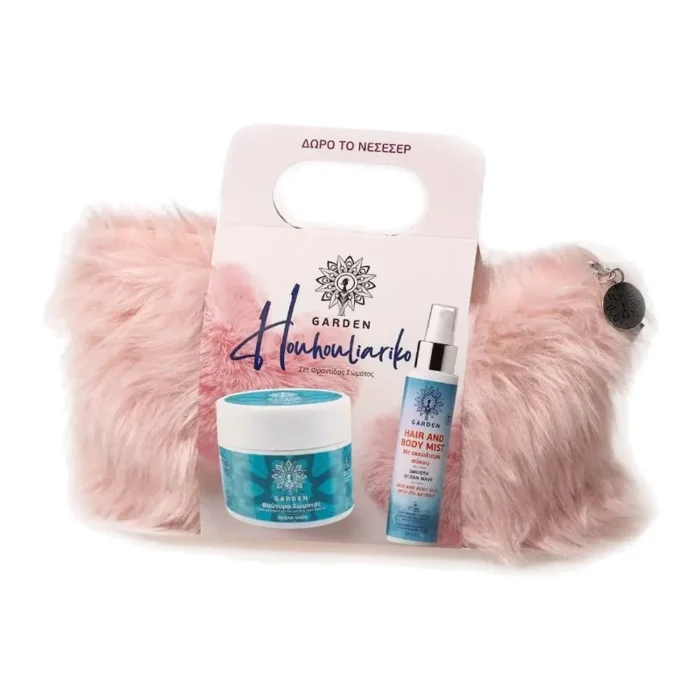 GARDEN Houhouliariko Set Ocean Βούτυρο Σώματος (200ml) + Body Mist (100ml) ΣΕ ΓΟΥΝΙΝΟ ΝΕΣΕΣΕΡ - Image 1