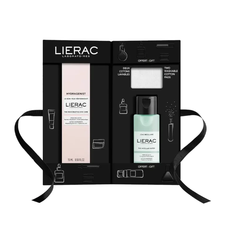 LIERAC Hydragenist Κρέμα Ματιών (15ml) + Micellar Water (50ml) ΔΩΡΟ + 2 Βαμβακεροί Δίσκοι Ντεμακιγιάζ