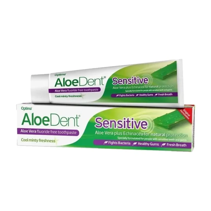 OPTIMA Aloe Dent Sensitive Οδοντόκρεμα με Αλόη για Ευαίσθητα Δόντια - 100ml - Image 1