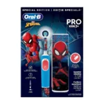 ORAL-B PRO KIDS 3+ Ηλεκτρική Οδοντόβουρτσα SPIDERMAN με ΘΗΚΗ ΜΕΤΑΦΟΡΑΣ ΔΩΡΟ (1 τεμάχιο)