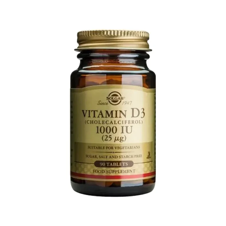 SOLGAR Vitamin D3 1000 IU (25μg) - 90 ταμπλέτες