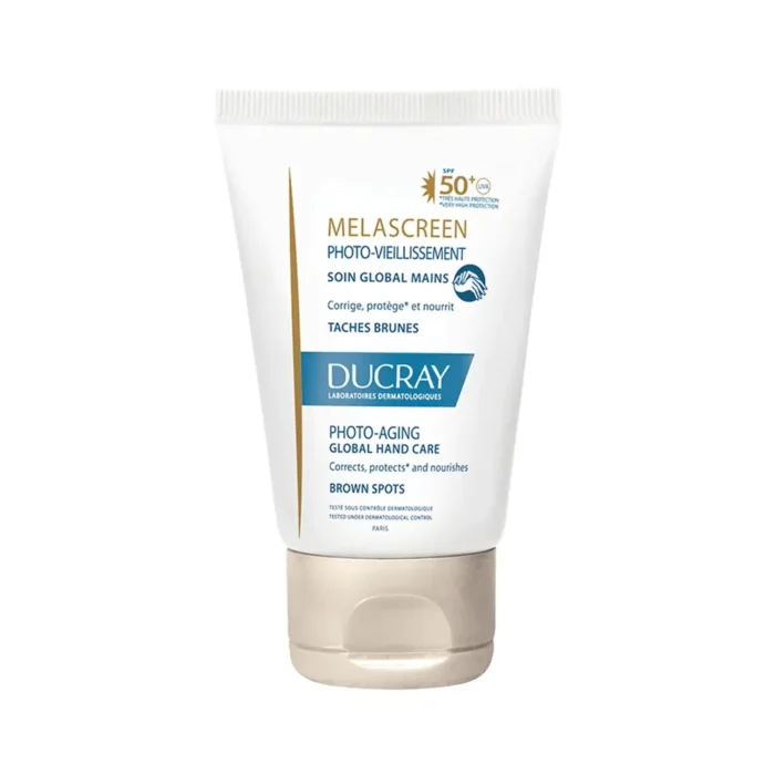 DUCRAY Melascreen Soin Global Mains SPF50 Αντιγηραντική Κρέμα Χεριών για Καφέ Κηλίδες - 50ml - Image 1