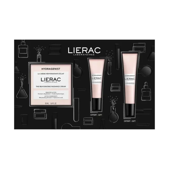 LIERAC Hydragenist Creme (50ml) + The Rehydrating Eye Care Κρέμα Ματιών (7.5ml) + Serum Ενυδάτωσης (7.5ml) ΠΑΚΕΤΟ ΠΡΟΣΦΟΡΑΣ - Image 1