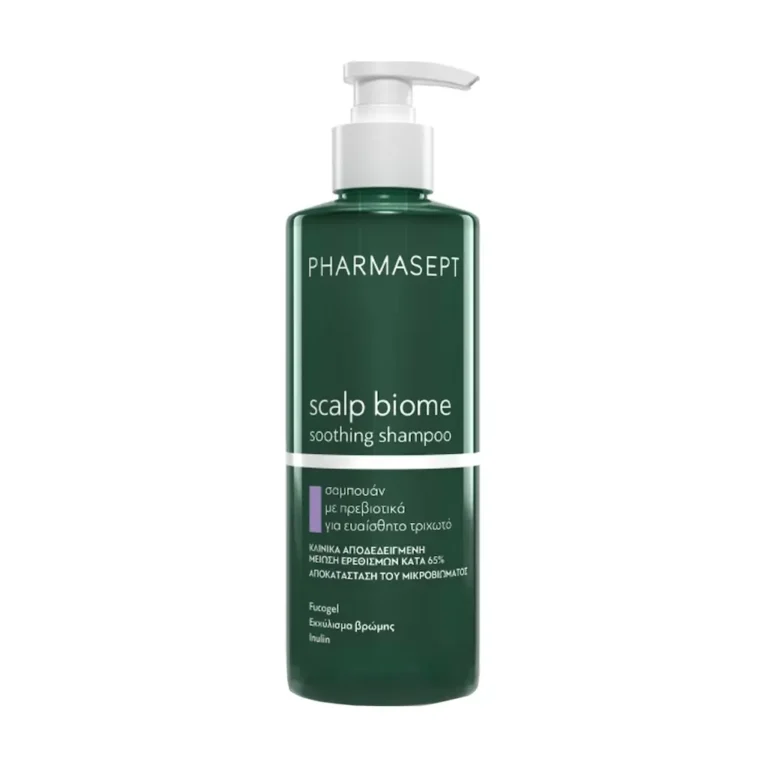 PHARMASEPT Scalp Biome Soothing Shampoo Σαμπουάν με Προβιοτικά για Ευαίσθητο Τριχωτό - 400ml
