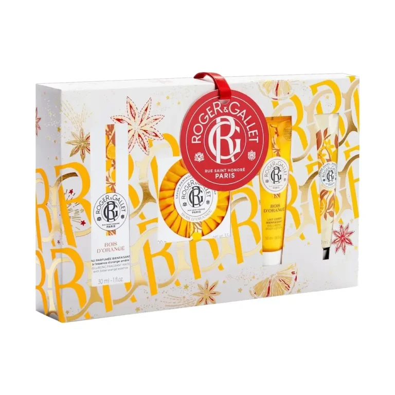 ROGER & GALLET Bois D'Orange Wellbeing Fragrant Water (30ml) + Perfumed Soap Bar (100gr) + Wellbeing Body Lotion (50ml) + Hand Cream (30ml) ΠΑΚΕΤΟ ΠΡΟΣΦΟΡΑΣ