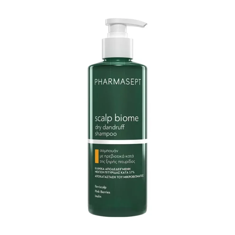 PHARMASEPT Scalp Biome Dry Dandruff Shampoo Σαμπουάν με Προβιοτικά για Ξηρή Πιτυρίδα - 400ml