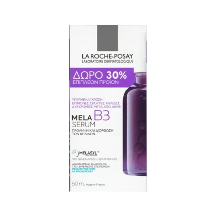 LA ROCHE POSAY Mela B3 Serum Ορός Προσώπου κατά των Κηλίδων 30% ΔΩΡΟ ΕΠΙΛΕΟΝ ΠΡΟΪΟΝ - 50ml